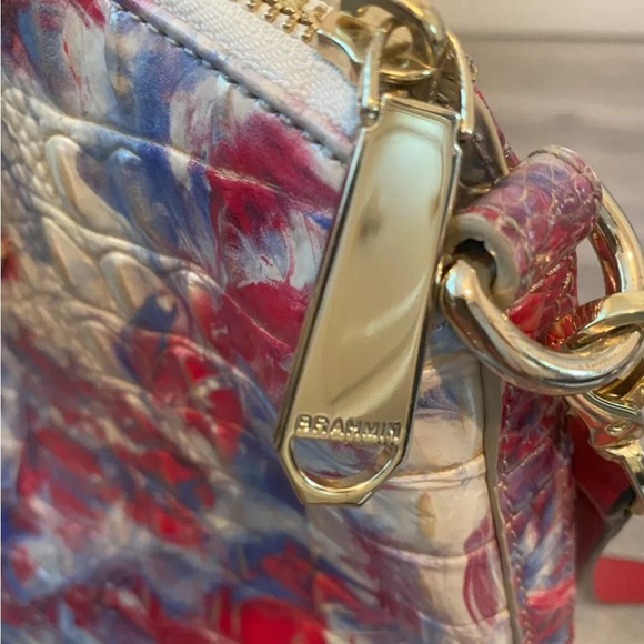 🇺🇸LOWEST PRICE! BRAHMIN Large Duxbury VALOR Melbourne Croc Embossed Leather. - Picture 10 of 16